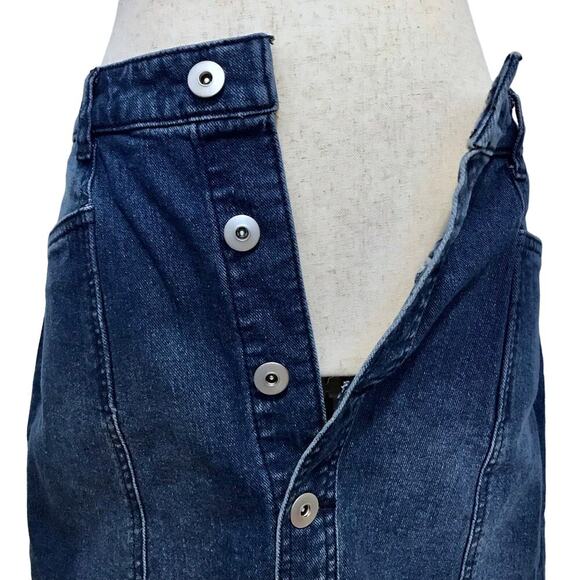 Style & Co NWT Medium Wash Mini Jean Skirt Women 4 - Picture 12 of 16